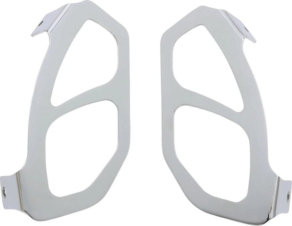 Cobra Saddlebag Supports Chrome (02-6136)