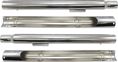 Cobra True Duals Exhaust System Chrome
