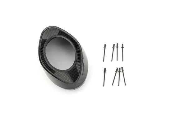 Akrapovic End Cap Set Carbon Black Aprilia Shiver