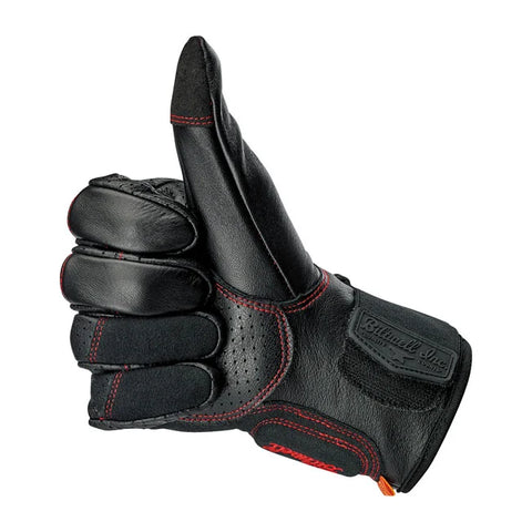 Biltwell Borrego Gloves Black/Redline
