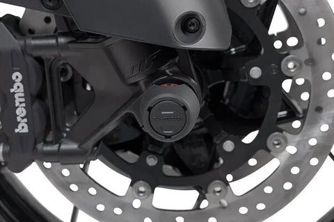SW-Motech Front Axle Slider Set Black KTM 790 Adv. / R. 890 Adv. / R
