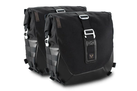 SW-Motech Legend Gear LC2 Side Bag System Black Edition — Royal Enfield Classic