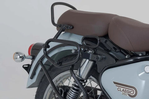 SW-Motech Legend Gear LC2 Side Bag System Black Edition — Royal Enfield Classic