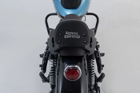 SW-Motech Legend Gear LC2 Side Bag System Black Edition — Royal Enfield Meteor