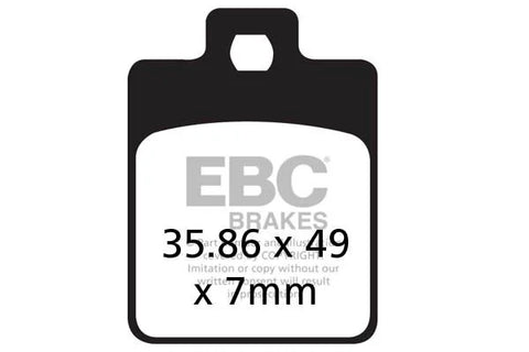 EBC Organic Front & Rear Brake Pads SFAC260
