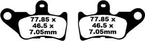 EBC Organic Front Brake Pads SFA336