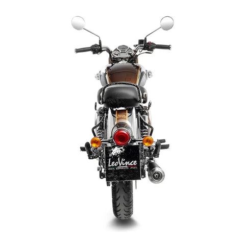 LeoVince LV Classic Racer Black Edition Slip-on Muffler Royal Enfield Classic / Meteor