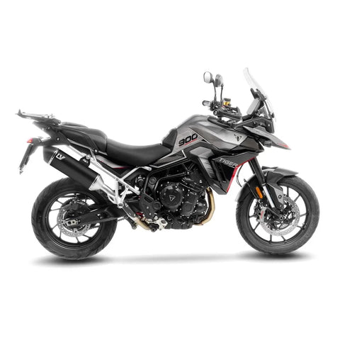 LeoVince LV-14 Black Edition Slip-on Muffler Ece Triumph Rally PRO / Tiger GT