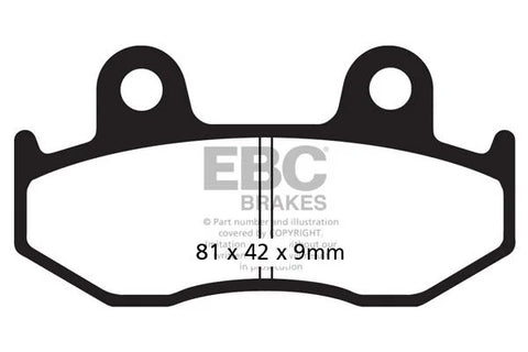 EBC Organic Front Brake Pads SFAC323