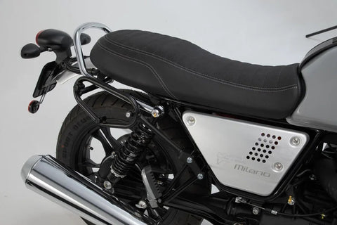 SW-Motech Legend Gear LC2 Side Bag System Brown Edition — Moto Guzzi (BC.HTA.17.595.20200)