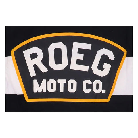 ROEG Shawn Stripe Sweatshirt Off-White/Black