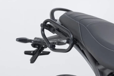 SW-Motech Legend Gear LC1 & LC 2 Side Bag System Black Edition — Triumph Scrambler X / Speed