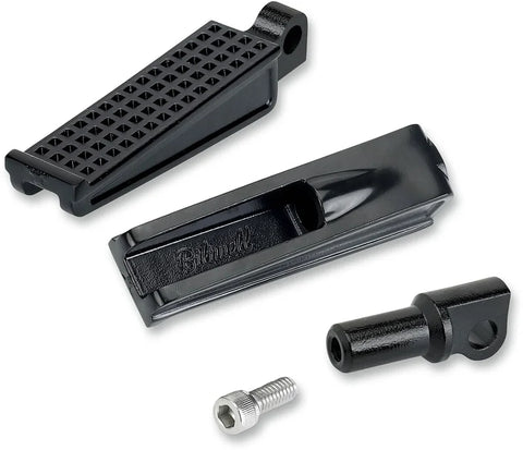 Biltwell Sanderson Steel Footpegs Black Electroplate