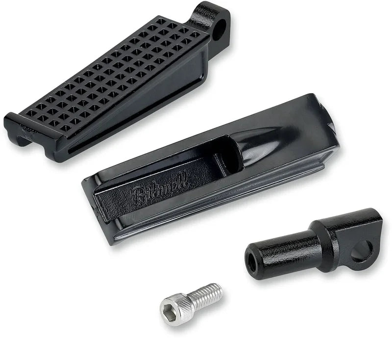 Biltwell Sanderson Steel Footpegs Black Electroplate