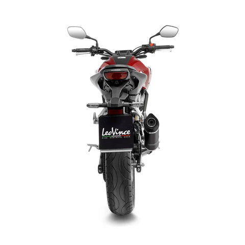LeoVince LV One EVO Black Edition Stainless Steel Exhaust System with CAT Honda Neo Sports Cafe