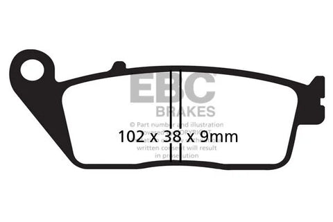 EBC Organic Front Brake Pads SFAC142