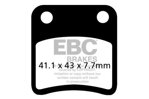 EBC Organic Front Brake Pads SFA257