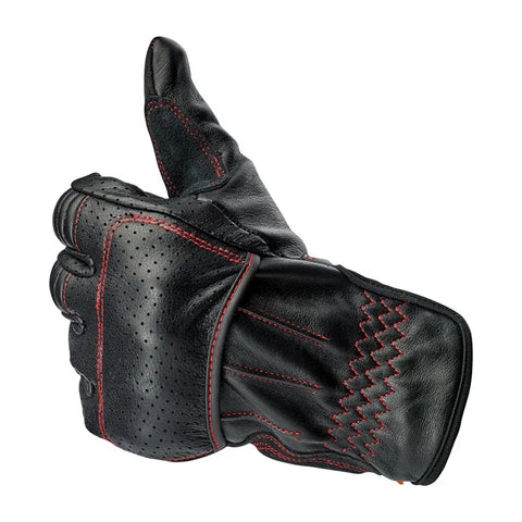 Biltwell Borrego Gloves Black/Redline