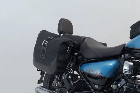 SW-Motech Legend Gear LC2 Side Bag System Brown Edition — Royal Enfield Meteor