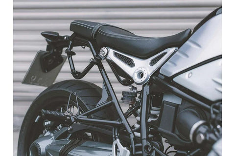 SW-Motech Legend Gear LC1 & LC 2 Side Bag System Brown Edition — BMW Racer
