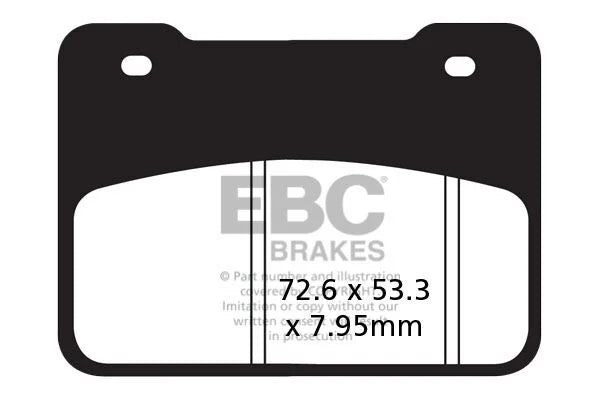 EBC Sintered Metal Front Brake Pads SFA627HH