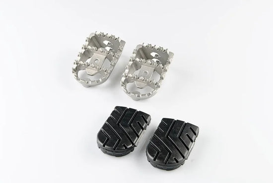 SW-Motech Ion Footrest Kit Silver — BMW Adventure