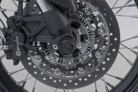 SW-Motech Front Axle Slider Set — Moto Morini X Cape