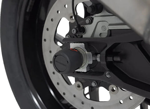 SW-Motech Rear Axle Slider Set Black KTM 1050/1090/1190 ADV, 1290 SADV