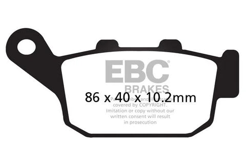 EBC Organic Rear Brake Pads Honda FES 125 / FES 150 SFAC140