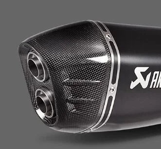 Akrapovic End Cap Set Carbon Black Kawasaki (V-EC342)