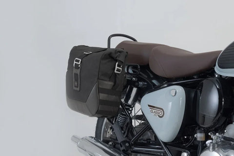 SW-Motech Legend Gear LC2 Side Bag System Black Edition — Royal Enfield Classic
