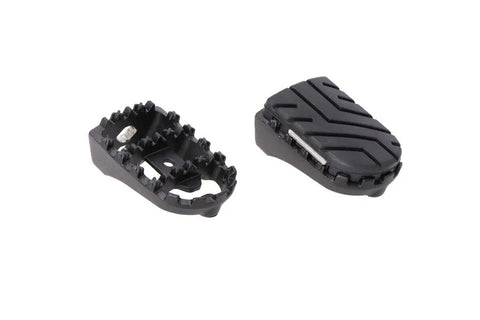 SW-Motech Ion Footrest Kit Black — BMW Adventure