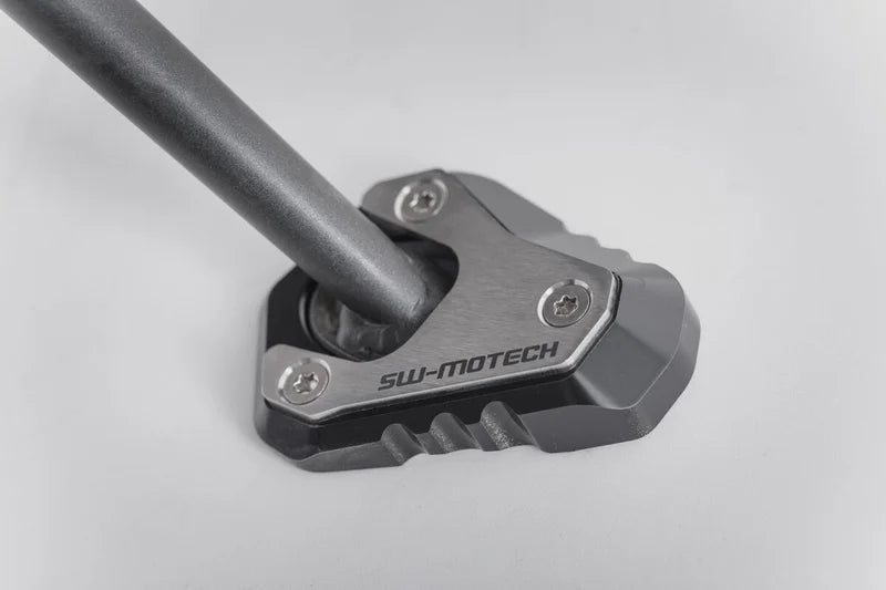 SW-Motech Side Stand Foot Extension Black/Silver Kawasaki Versys 1000