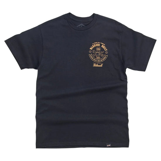 Biltwell Tee Warrior Built Eagle Black