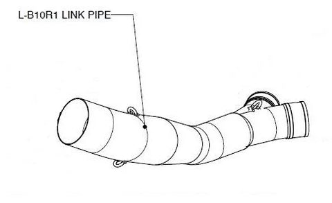 Akrapovic Y-Pipe Collector Stainless Steel Kawasaki Z 750 / Black Edition