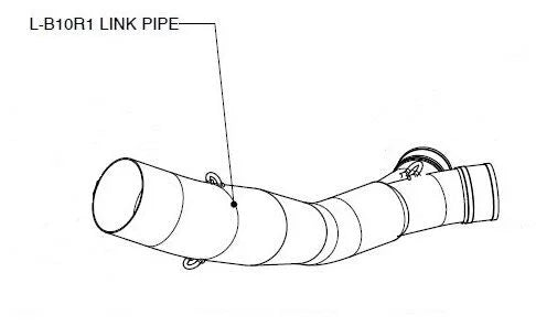 Akrapovic Y-Pipe Collector Stainless Steel Kawasaki Z 750 / Black Edition