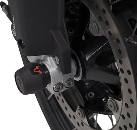 SW-Motech Front Axle Slider Set Black BMW F750GS, F850GS/ADV, F900R/XR