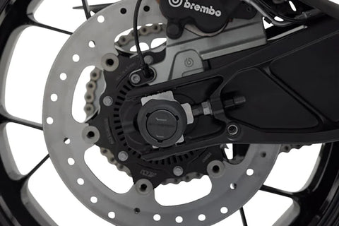 SW-Motech Rear Axle Slider Set Black KTM 1050/1090/1190 ADV, 1290 SADV