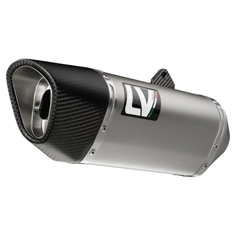 LeoVince LV-14R Stainless Steel Slip-on Muffler Ece Kawasaki (15607)