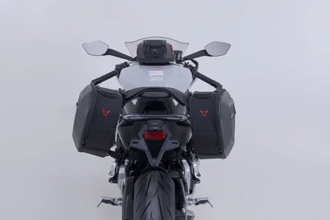 SW-Motech PRO Blaze H Saddlebag Set with Heat Guard — CFMoto SR-R 675