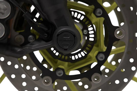 SW-Motech Front Axle Slider Set Black Yamaha MT-09/Tracer, Tracer 900GT