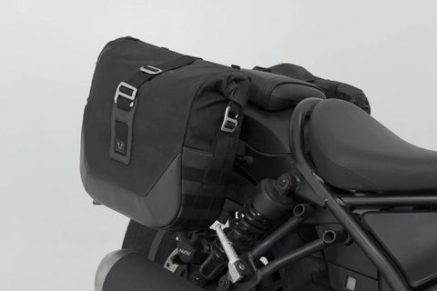 SW-Motech Legend Gear LC2 Side Bag System Brown Edition — Honda Rebel