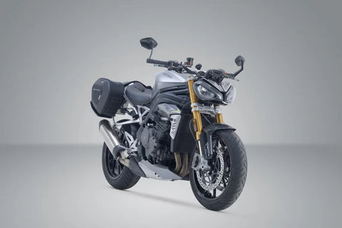 SW-Motech PRO Blaze H Saddlebag Set with Edge Protection & Heat Guard — Triumph