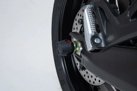 SW-Motech Rear Axle Slider Set Black Yamaha Tracer 9