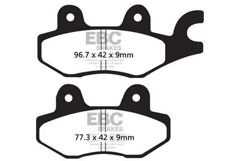 EBC Sintered Metal Front & Rear Brake Pads GPFAX197HH