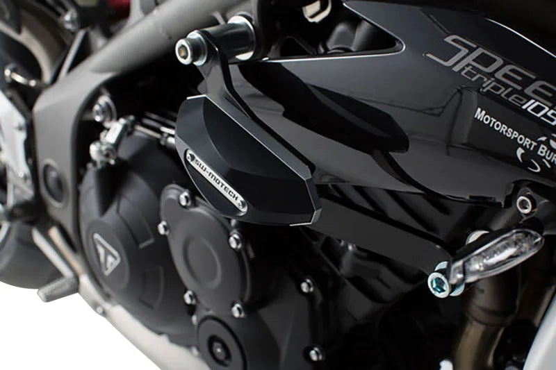 SW-Motech Frame Slider Set Black Triumph Speed Triple 1050