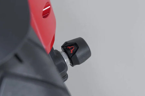 SW-Motech Rear Axle Slider Set — Ducati Multistrada V2