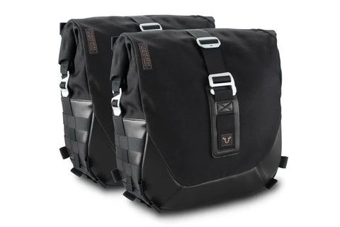 SW-Motech Legend Gear LC2 Side Bag System Black Edition — Kawasaki W 800 / Street