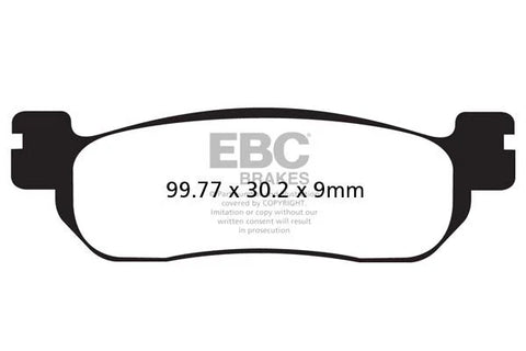 EBC Sintered Metal Front & Rear Brake Pads SFA275HH