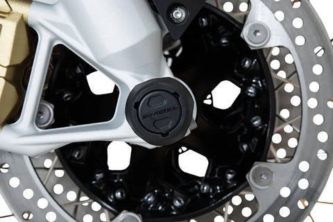 SW-Motech Front Axle Slider Set Black BMW R 1200 GS / RT, R 1250 GS / RT